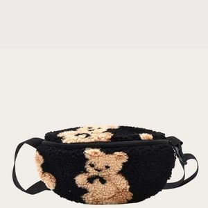 Teddy bear Sherpa Fanny pack